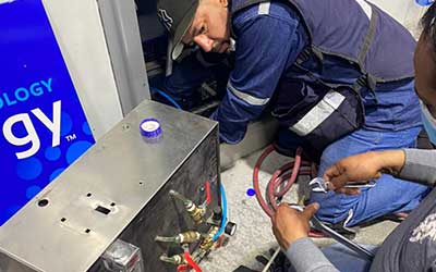 Pruebas a sistema de recuperación de vapores